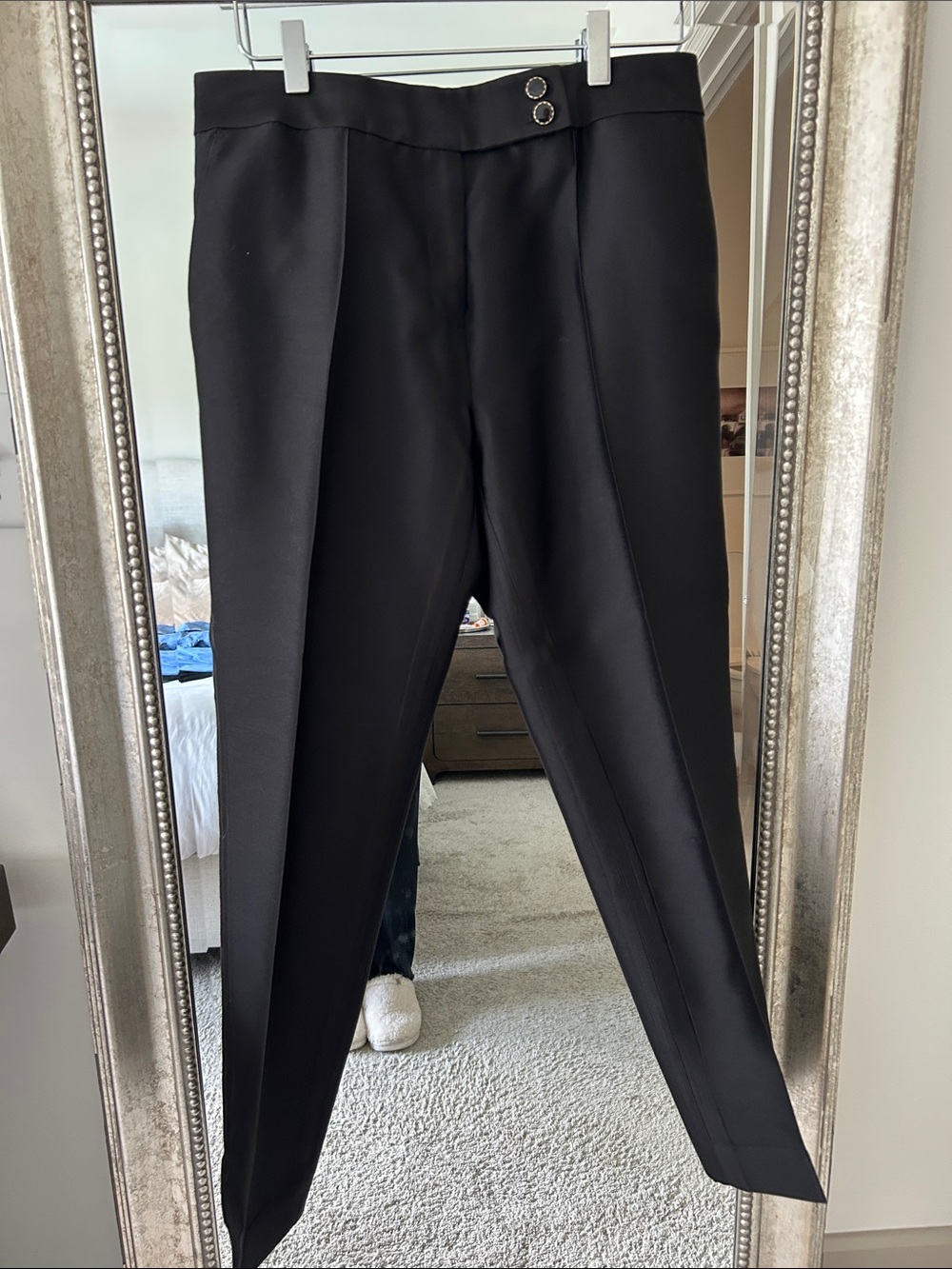 Zimmerman Black Tailored Tuxedo Pants